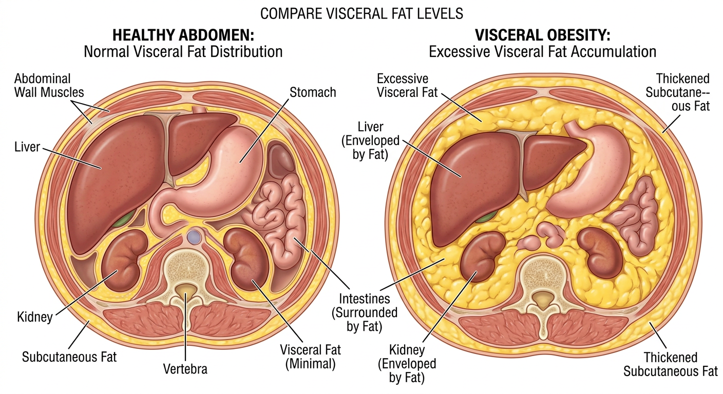висцеральный жир