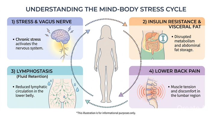 Как стресс, лимфа и инсулин связаны с вашей кишкой